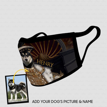Personalized Dog Gift Idea - Royal Dog's Portrait 83 For Dog Lovers - Cloth Mask